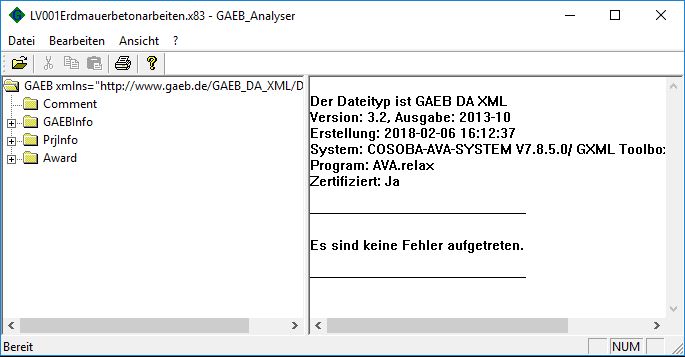 DBD-Online: Dynamische Baudaten